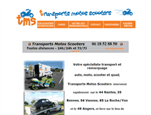 Tablet Screenshot of depannage-moto.fr